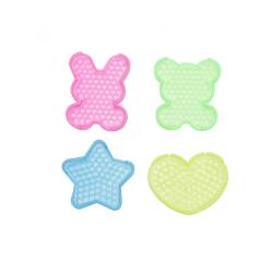 Plaque aquaperles ocolor 4 motifs assortis lot de 8      plaques