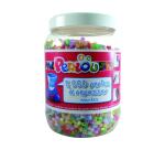 Baril de perles graine creative ludiques et colorees 8 000 perles coloris nacrees  assortis