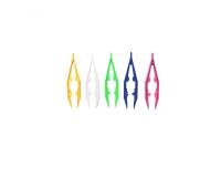 Lot pinces pour perles et aquaperles loolipo plastique  pour enfants 5 coloris        assortis