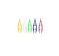 Lot pinces pour perles et aquaperles loolipo plastique  pour enfants 5 coloris        assortis
