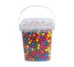 Perle bois ronde ocolor diametre 10mm coloris         assortis lot de 1100 perles