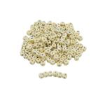 Perle bois ocolor forme carree 1cm imprimee alphabet  coloris naturel lot de 440    perles