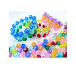 Perle plastique innspiro a facettes 8mm coloris          transparents assortis lot de  1600 perles