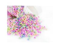 Perle de rocaille innspiro 5mm coloris nacres assortis   bocal de 500g