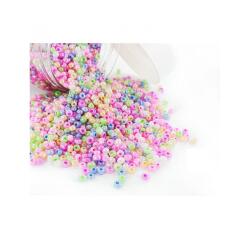 Perle de rocaille innspiro 5mm coloris nacres assortis   bocal de 500g