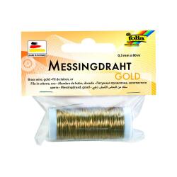 Fil metal innspiro aluminium 0.25x28m coloris or en bobine