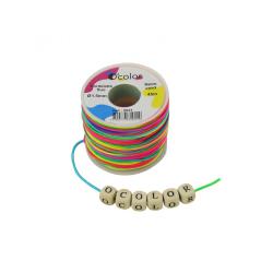 Fil cordon ocolor longueur 45m coloris multicolore sur   bobine