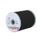 Cordon cire innspiro 1mmx100m coloris noir sur bobine