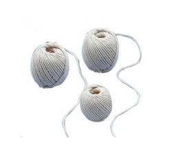 Pelote coton blanc tresse graine creative 3mm 100g