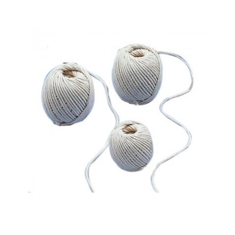 Pelote coton blanc tresse graine creative 4mm 100g