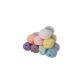 Lot 8 petotes de fils acryliques 50g. Couleurs pastel assorties. Longueurs environ 90m par bobine