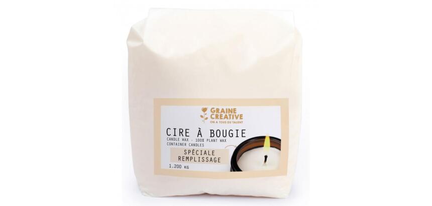 Cire vegetale a bougies graine creative 1kg
