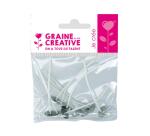 Lot meches sur pied graine creative pour bougies 8       unites 10cm