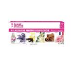 Lot flacons de parfums pour bougies graine creative 27 ml 5 parfums assortis 1 pipette  offerte