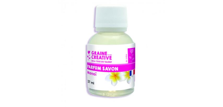 Lot parfums pour savon graine creative 3 unites monoi fleur d'oranger et vanille