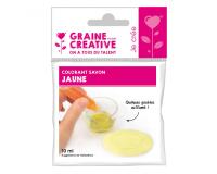Colorant concentre graine creative dose pour 500g de    savon coloris jaune