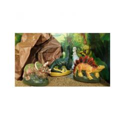 Lot moules latex formes dinosaures graine creative 6  unites
