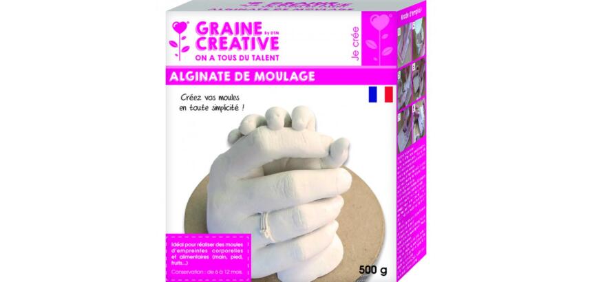 Alginate de moulage 500gr graine creative empreintes    corporelles et alimentaires