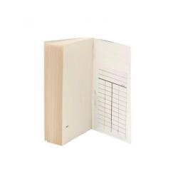 Fiche de pret filmolux imprimee 4 colonnes pour      livres bibliotheques 125x75mm coloris blanc paquet de 250