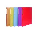 Classeur 4 anneaux polypro office plast couverture       souple 32x25 dos 20mm 5       coloris assortis