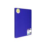 Classeur 4 anneaux polypro recycle office plast dos 20mm coloris bleu