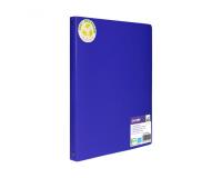 Classeur 4 anneaux polypro recycle office plast dos 20mm coloris bleu