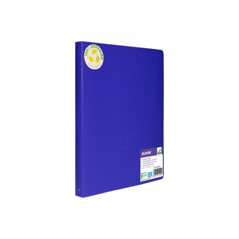 Classeur 4 anneaux polypro recycle office plast dos 20mm coloris bleu