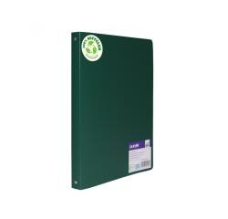 Classeur 4 anneaux polypro recycle office plast dos 20mm coloris vert