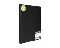 Classeur 4 anneaux polypro recycle office plast dos 20mm coloris noir