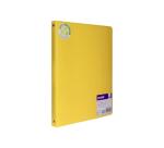 Classeur 4 anneaux polypro recycle office plast dos 20mm coloris jaune