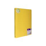 Classeur 4 anneaux polypro recycle office plast dos 20mm coloris jaune