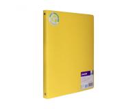 Classeur 4 anneaux polypro recycle office plast dos 20mm coloris jaune