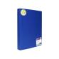Classeur souple 4 anneaux polypro recycle office plast  32x26 cm dos 40mm coloris     bleu