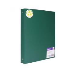 Classeur souple 4 anneaux polypro recycle office plast  32x26 cm dos 40mm coloris     vert