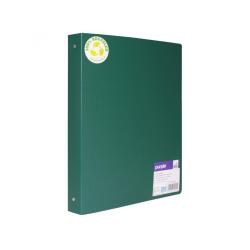 Classeur souple 4 anneaux polypro recycle office plast  32x26 cm dos 40mm coloris     vert