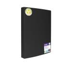 Classeur souple 4 anneaux polypro recycle office plast  32x26 cm dos 40mm coloris     noir