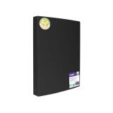 Classeur souple 4 anneaux polypro recycle office plast  32x26 cm dos 40mm coloris     noir