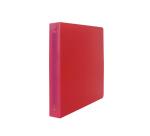 Classeur souple 4 anneaux polypro office plast  2x26,8  cm dos 40mm coloris rouge