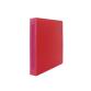 Classeur souple 4 anneaux polypro office plast  2x26,8  cm dos 40mm coloris rouge