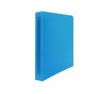 Classeur souple 4 anneaux polypro office plast 32x26,8  cm dos 40mm coloris bleu