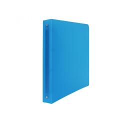 Classeur souple 4 anneaux polypro office plast 32x26,8  cm dos 40mm coloris bleu