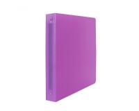 Classeur souple 4 anneaux polypro office plast 32x26,8  cm dos 40mm coloris violet