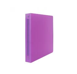 Classeur souple 4 anneaux polypro office plast 32x26,8  cm dos 40mm coloris violet