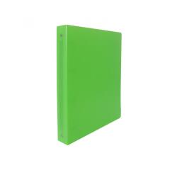 Classeur souple 4 anneaux polypro office plast 32x26,8  cm dos 40mm coloris vert