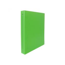 Classeur souple 4 anneaux polypro office plast 32x26,8  cm dos 40mm coloris vert