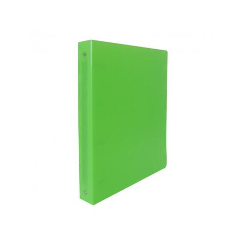 Classeur souple 4 anneaux polypro office plast 32x26,8  cm dos 40mm coloris vert