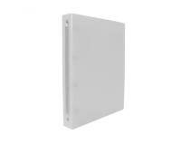 Classeur souple 4 anneaux polypro office plast 32x26,8  cm dos 40mm coloris incolore