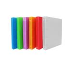 Classeur souple 4 anneaux polypro office plast 32x26,8  cm dos 40mm coloris assortis
