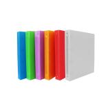 Classeur souple 4 anneaux polypro office plast 32x26,8  cm dos 40mm coloris assortis