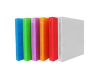 Classeur souple 4 anneaux polypro office plast 32x26,8  cm dos 40mm coloris assortis